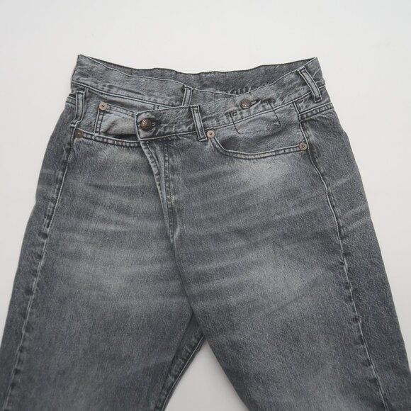 R13 Cross Over Jeans in Leyton Black Size 25 - Picture 6 of 16